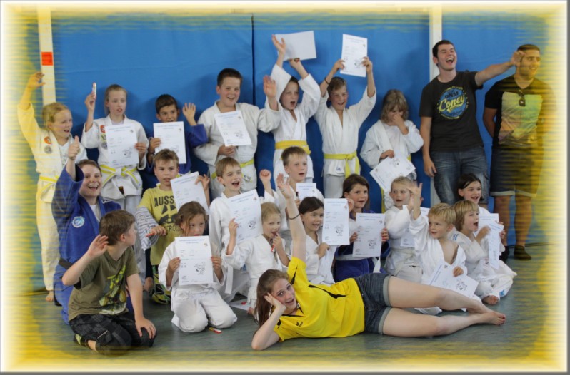 Gruppenfoto der Wettstettner Judokas